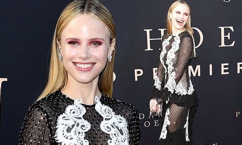 halston sage hot|Halston Sage leaves little to the imagination in sexy sheer frock at ...